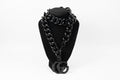 Gucci black belt/chain