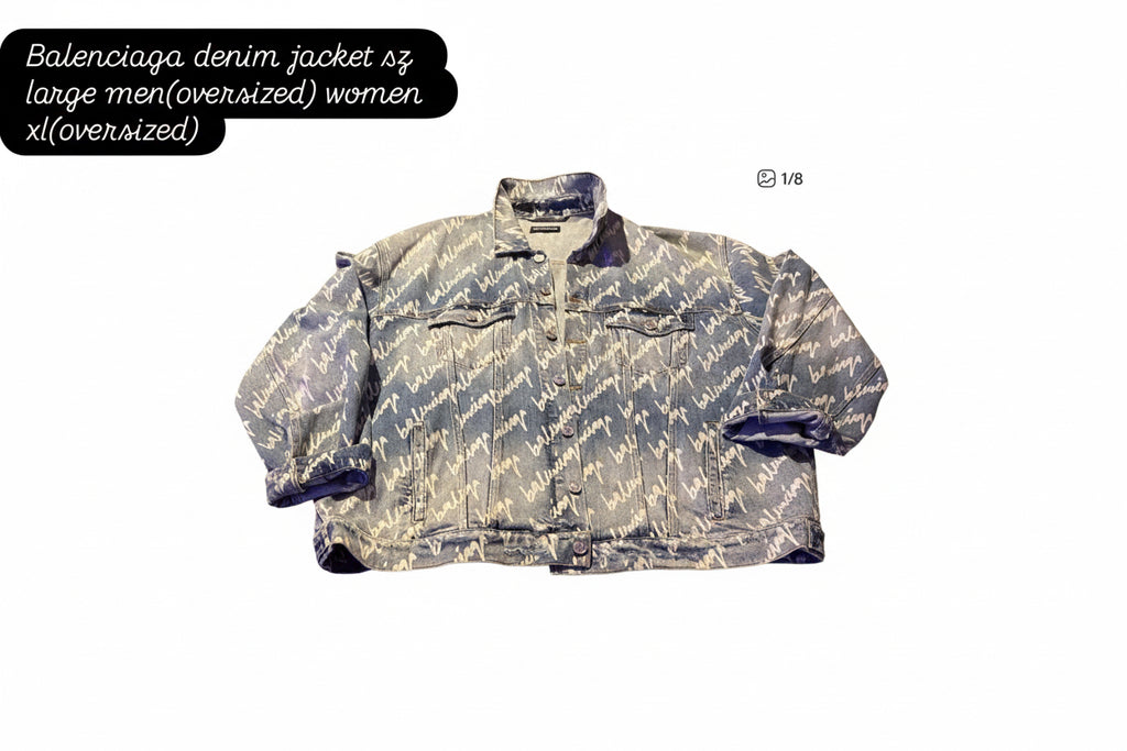 Balenciaga denim jacket(oversized)