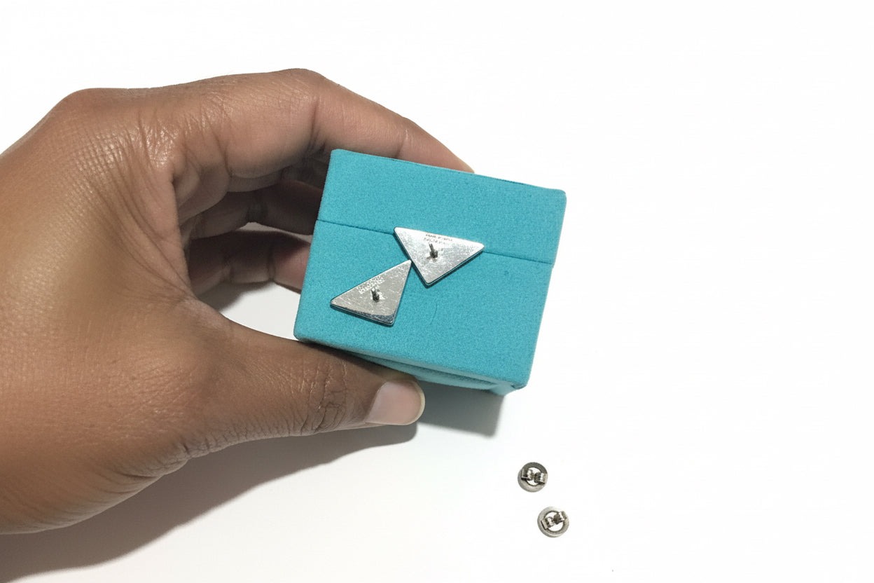 Prada stud earrings