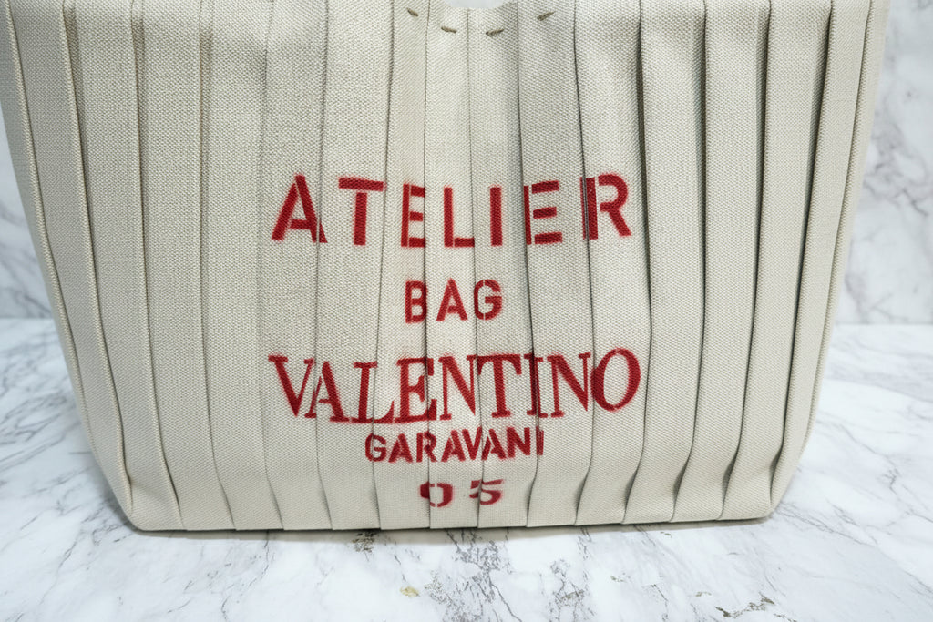 Valentino Garavani canvas tote bag