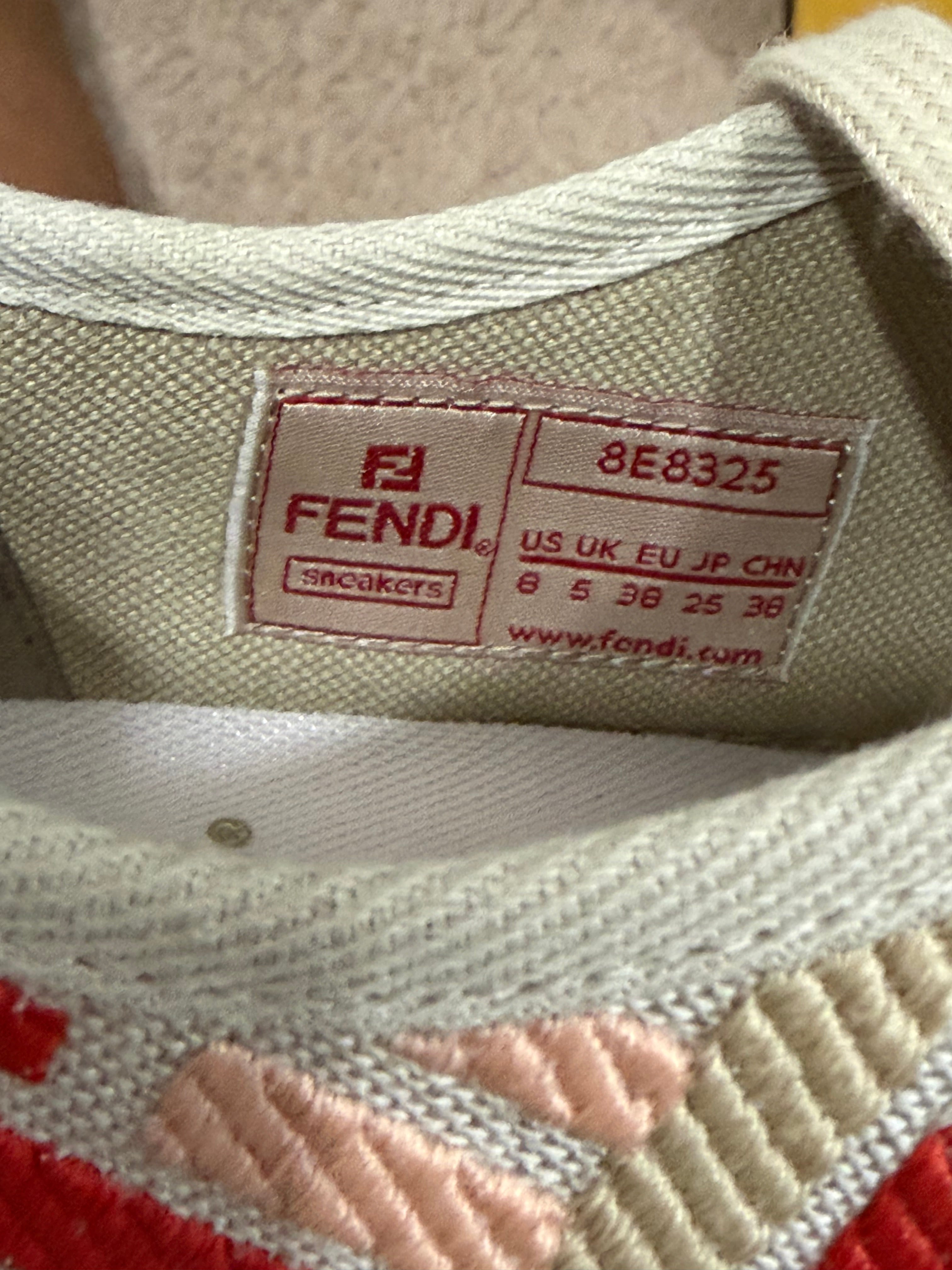 Fendi sneakers size 8