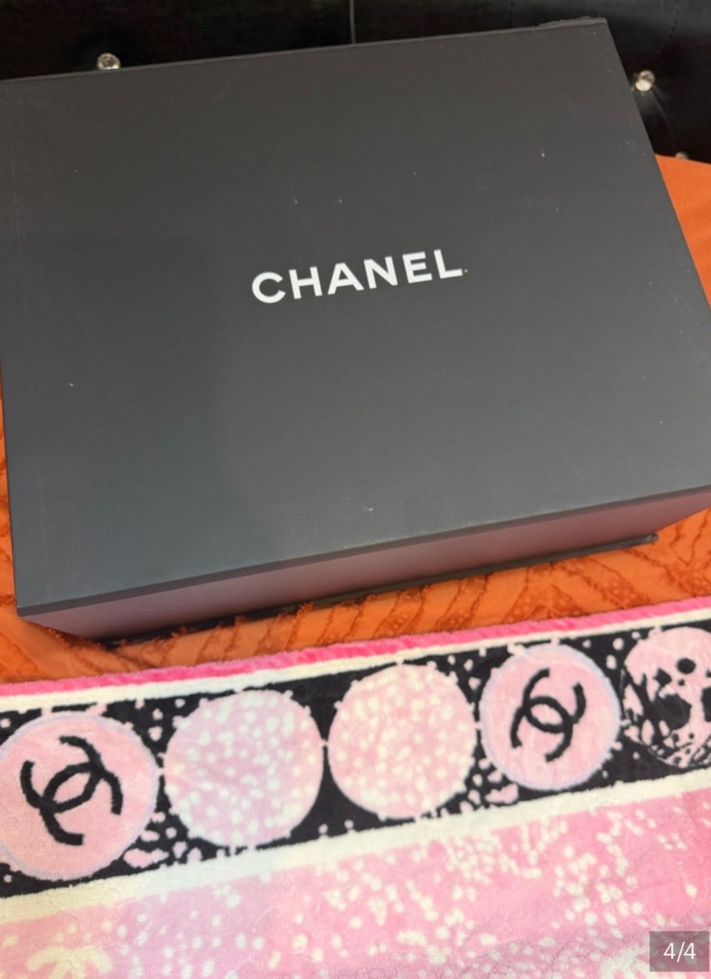 Chanel large beach towel/blanket/area rug