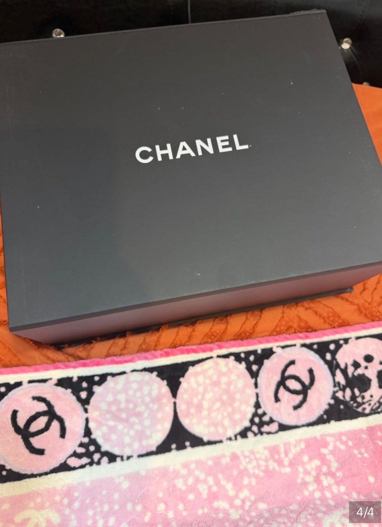 Chanel large beach towel/blanket/area rug