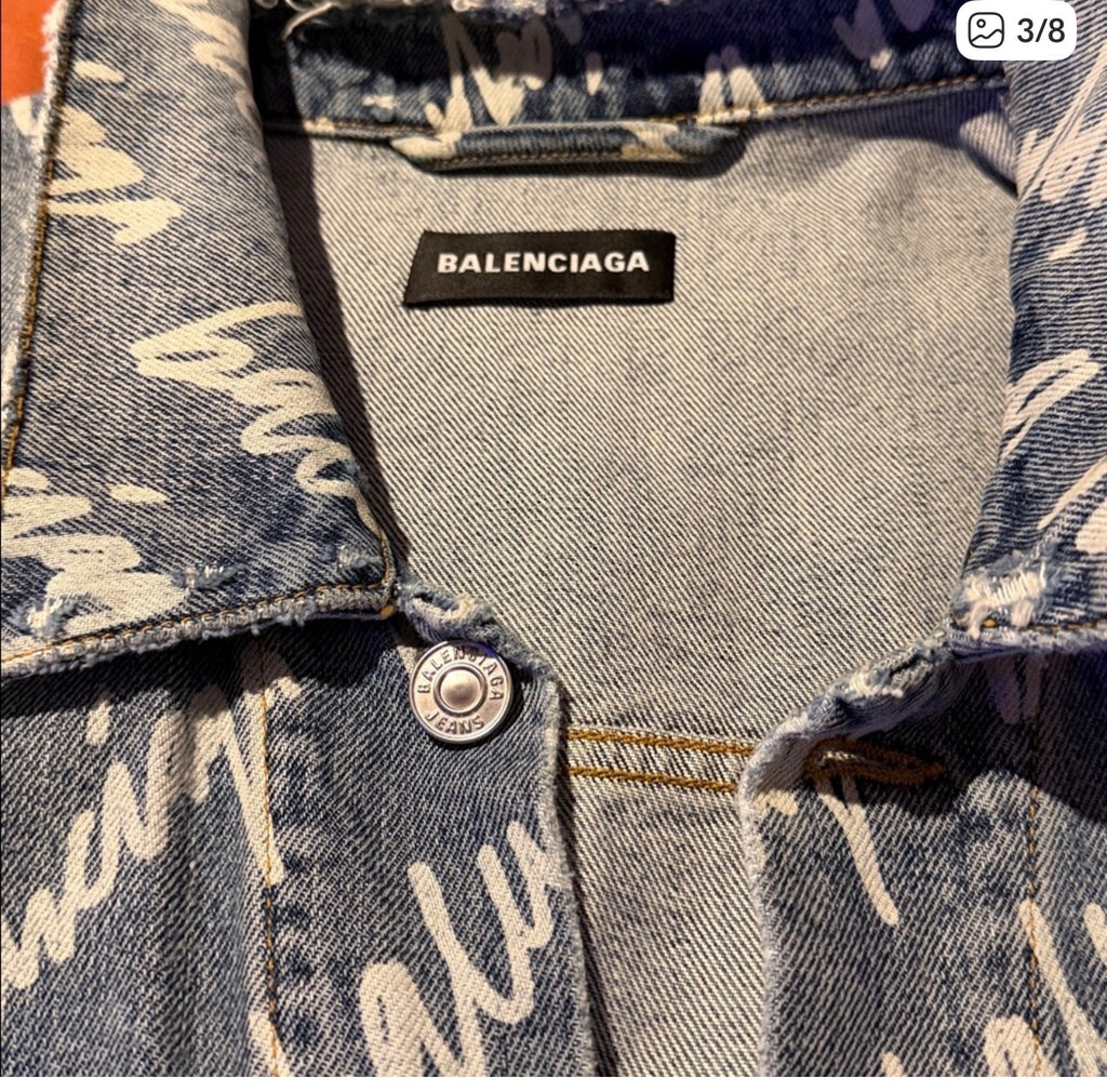 Balenciaga denim jacket(oversized)