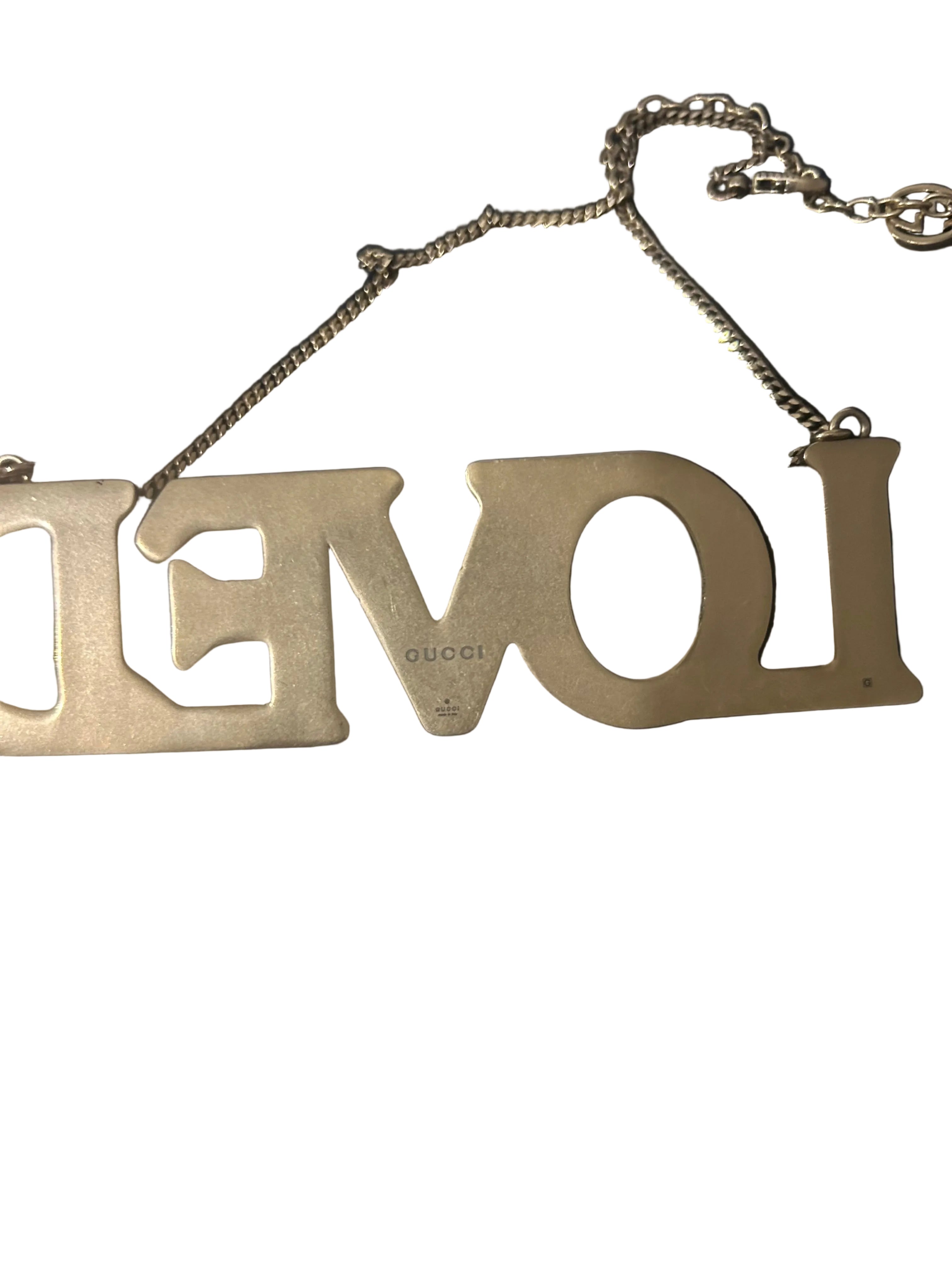 Gucci loved necklace