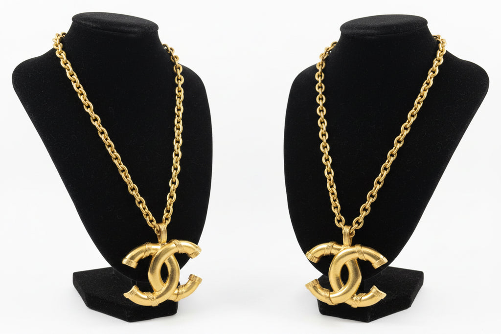 Chanel large pendant necklace