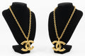 Chanel large pendant necklace