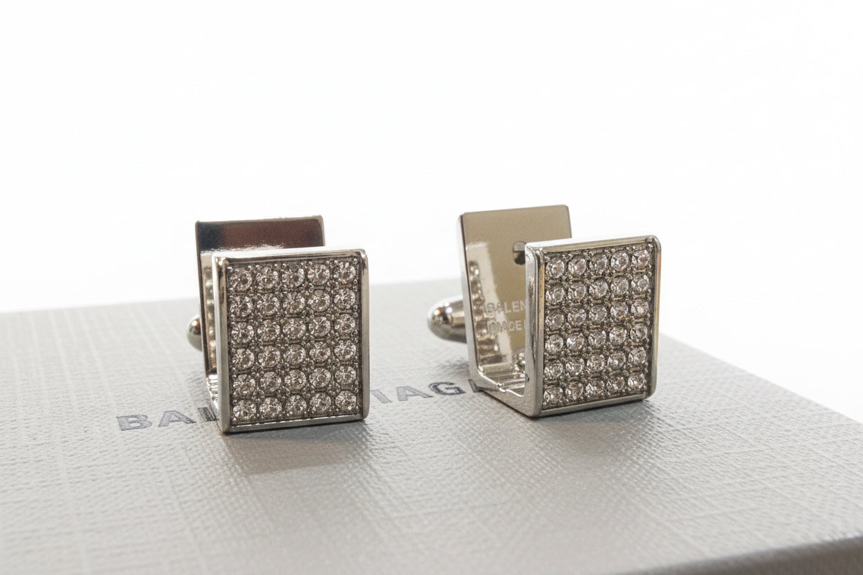 Balenciaga xl crystal earrings/SOLD – LacyLuxLounge
