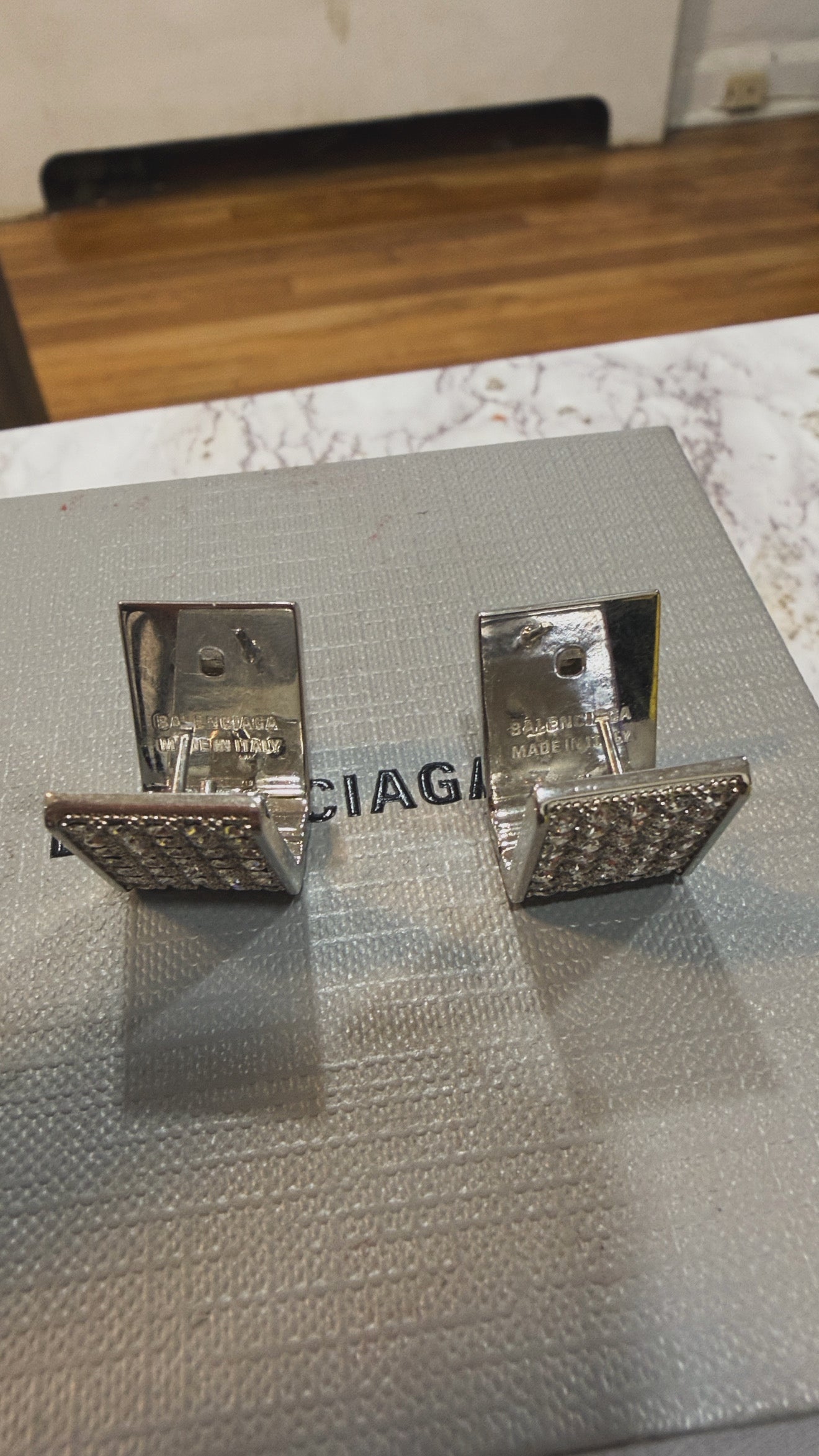 Balenciaga xl earrings