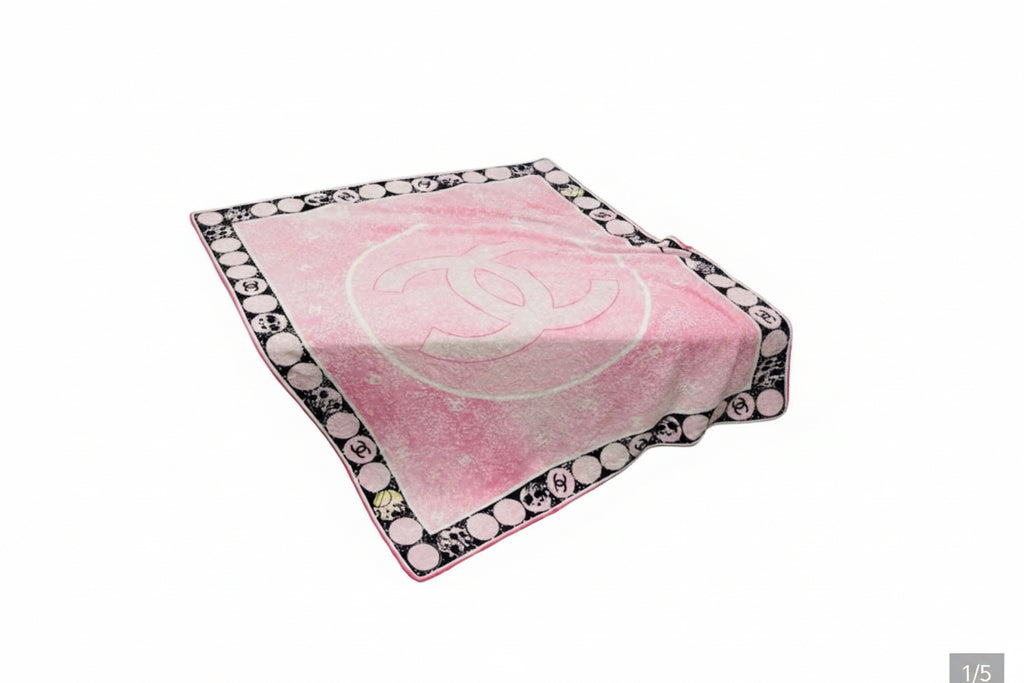 Chanel large beach towel/blanket/area rug