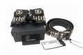 Dolce&Gabbana glove and belt set brand new w/box and authenticity card