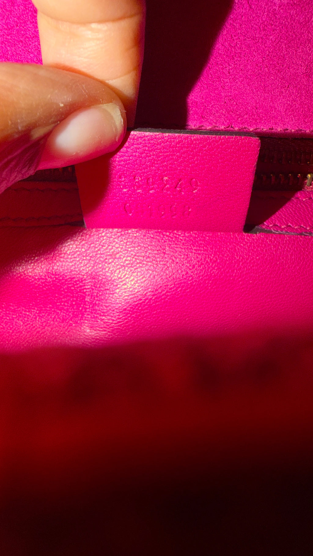 Gucci large red clutch