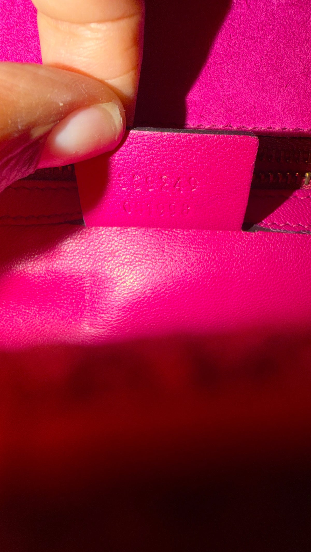 Gucci large red clutch