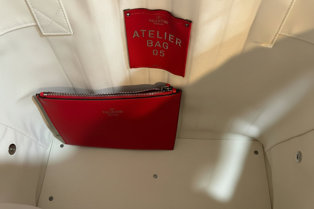 Valentino Garavani canvas tote bag