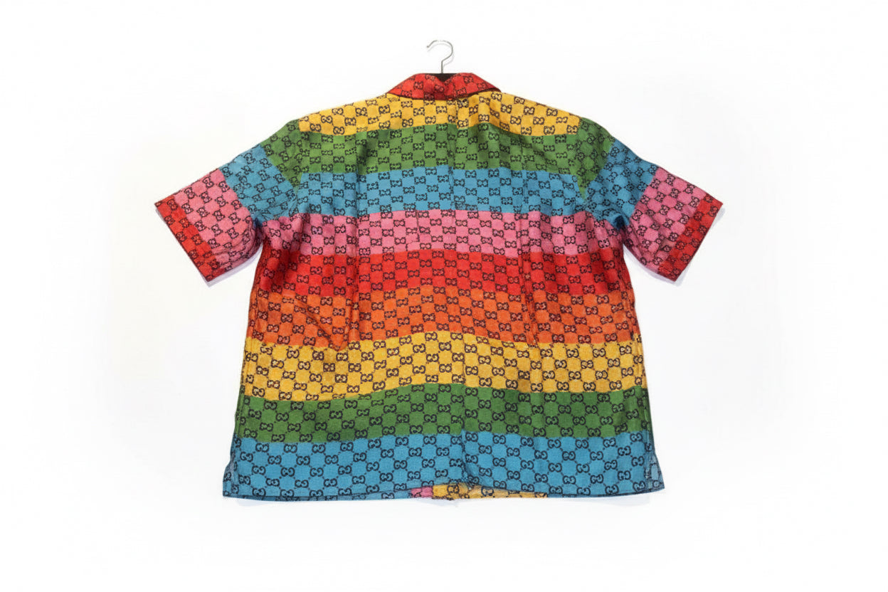 Gucci silk button shirt
