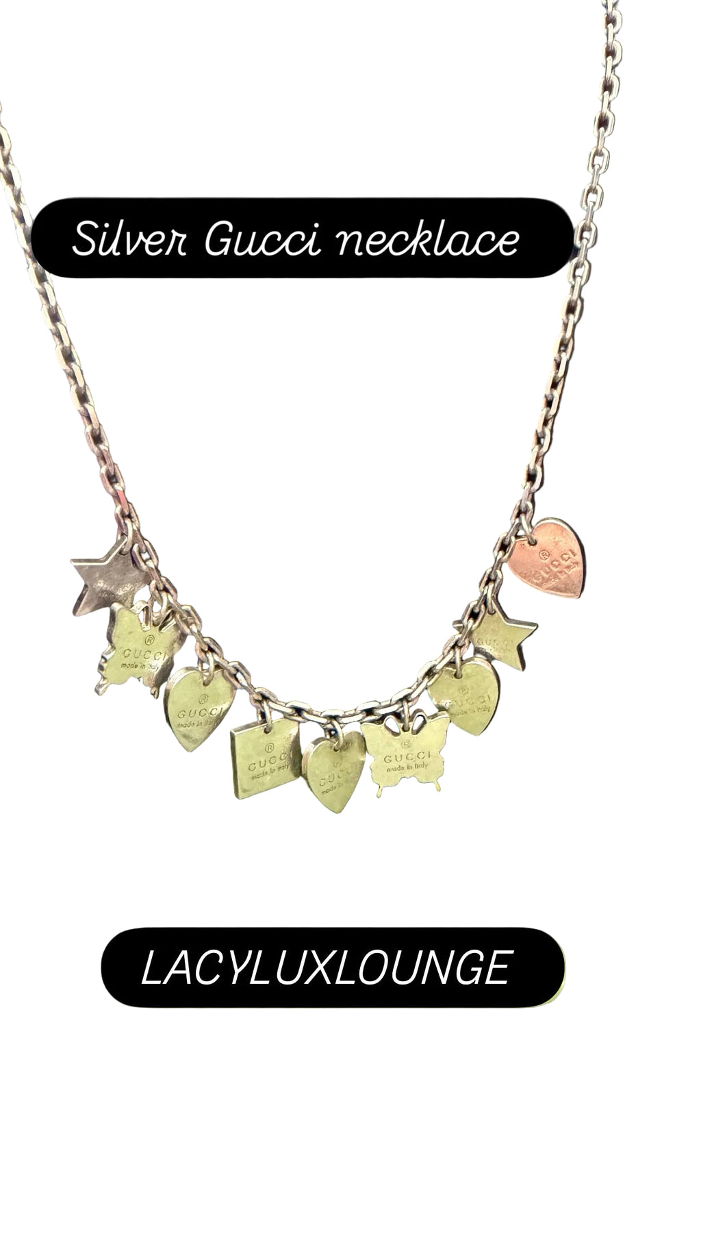 Gucci charm necklace