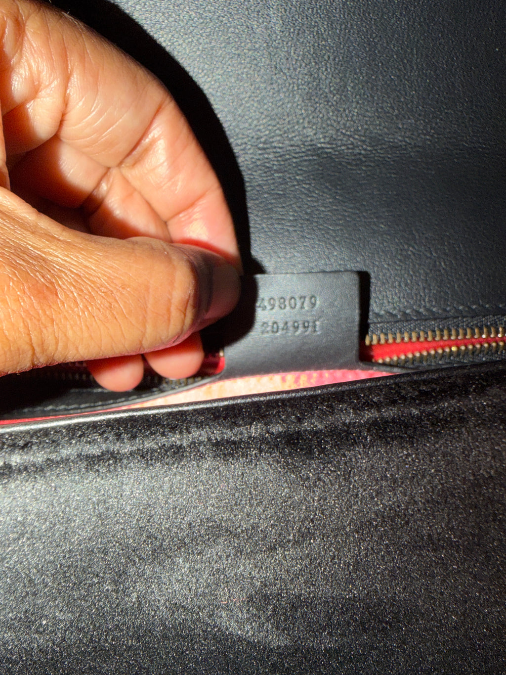 Gucci Marmont clutch velvet