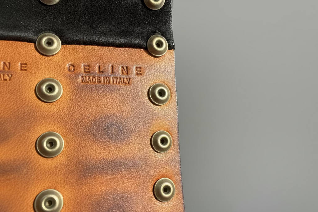 Celine suede black wrap bracelet