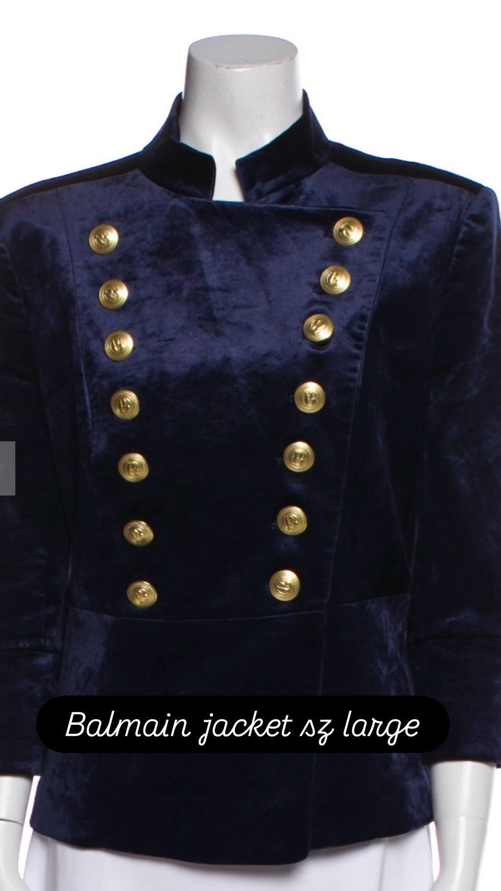 Balmain military style jacket