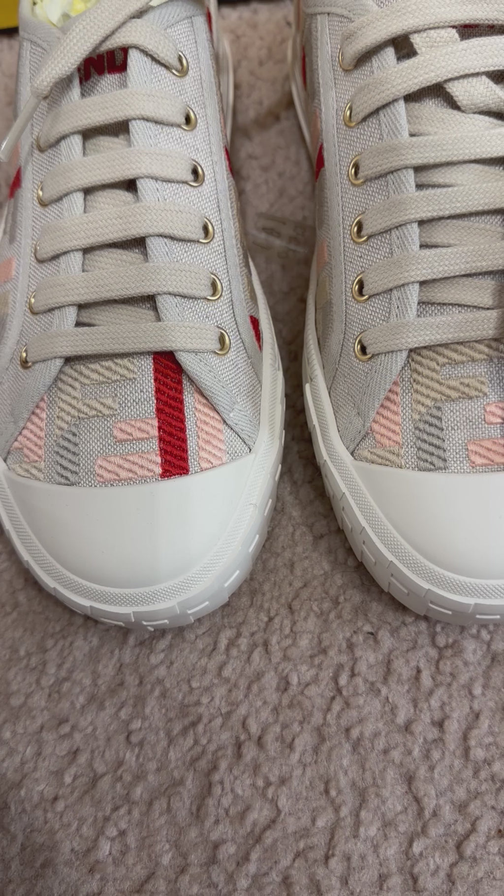 Fendi sneakers size 8
