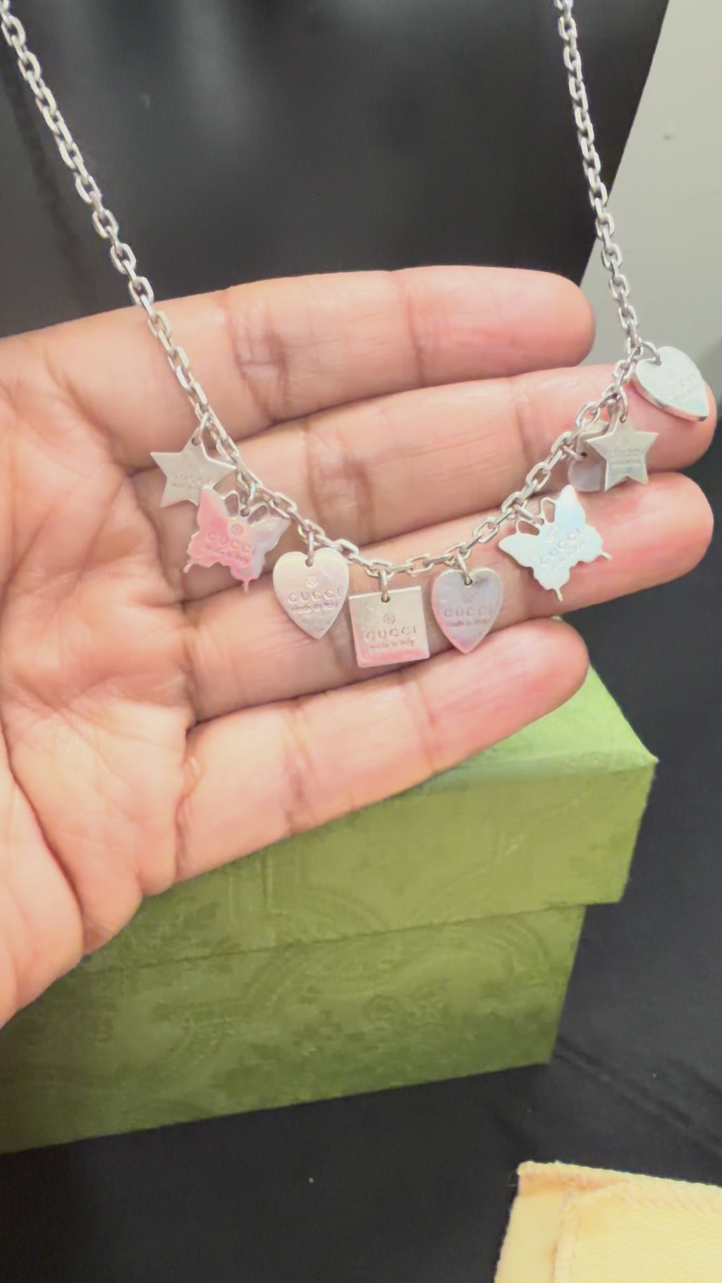 Gucci charm necklace